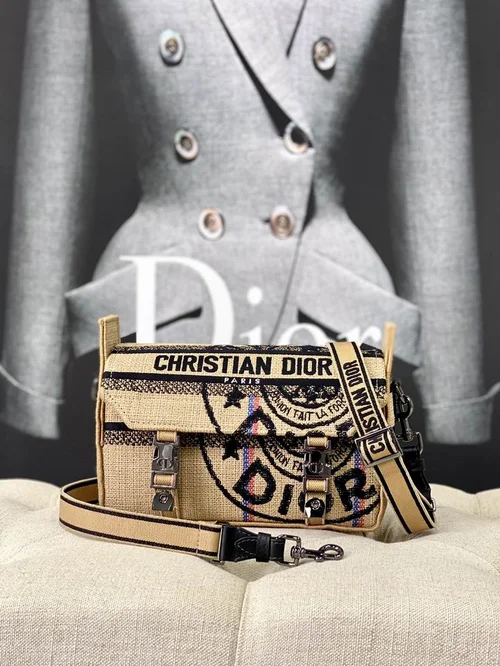 Dior Original Camp Messenger Bag Authentic Oblique Canvas