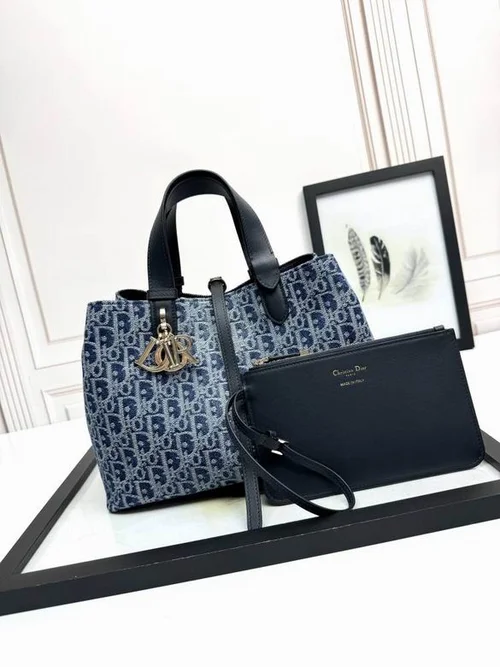 Dior Original Toujours Large Tote Authentic Canvas Luxury