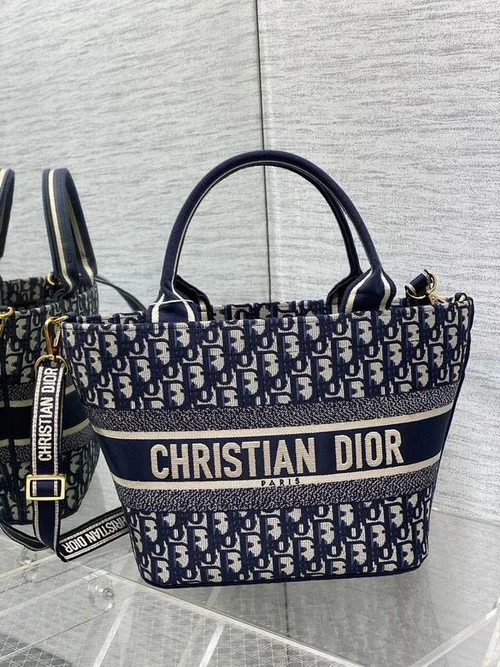 Dior Original Basket Woven Tote Authentic Luxury Designer