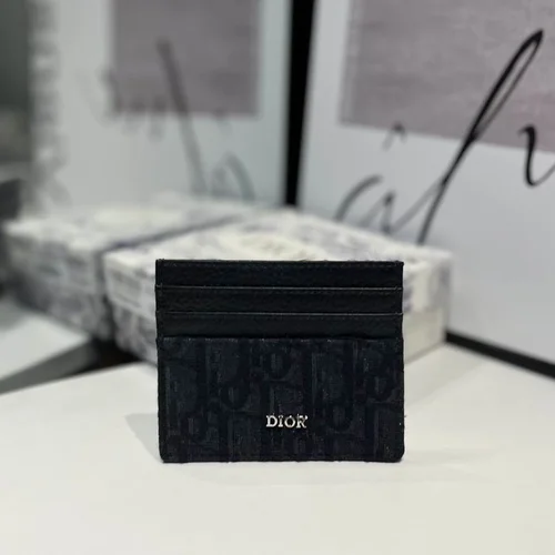 Dior Original Women's Wallet Authentic Oblique Canvas Luxury