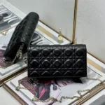 Dior Original Women's Wallet Authentic Oblique Canvas Luxury