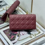 Dior Original Women's Wallet Authentic Oblique Canvas Luxury