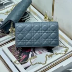 Dior Original Women's Wallet Authentic Oblique Canvas Luxury