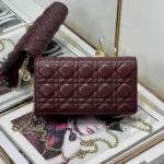 Dior Original Women's Wallet Authentic Oblique Canvas Luxury