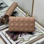 Dior Original Women's Wallet Authentic Oblique Canvas Luxury