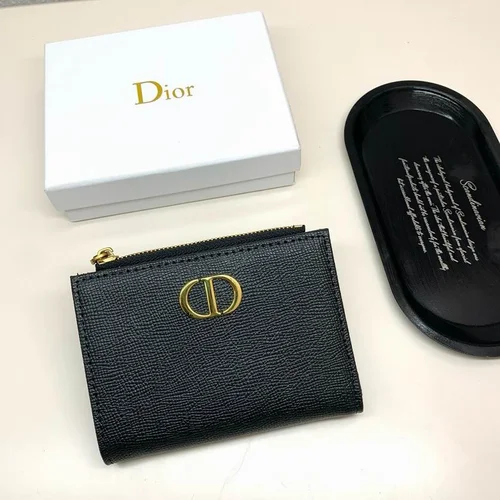 Dior Original Women's Wallet Authentic Oblique Canvas Luxury