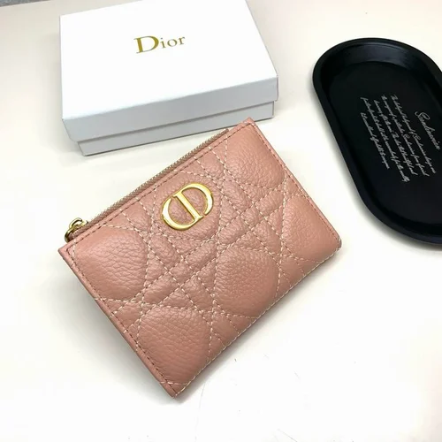 Dior Original Women's Wallet Authentic Oblique Canvas Luxury