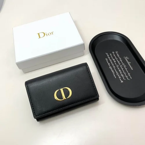 Dior Original Women's Wallet Authentic Oblique Canvas Luxury