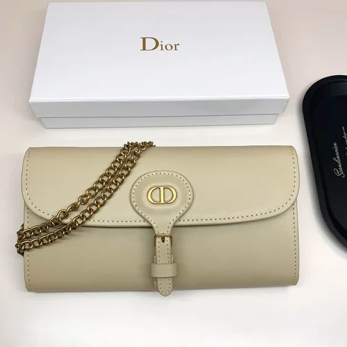 Dior Original Women's Wallet Authentic Oblique Canvas Luxury