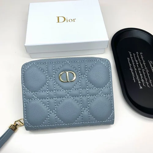 Dior Original Women's Wallet Authentic Oblique Canvas Luxury