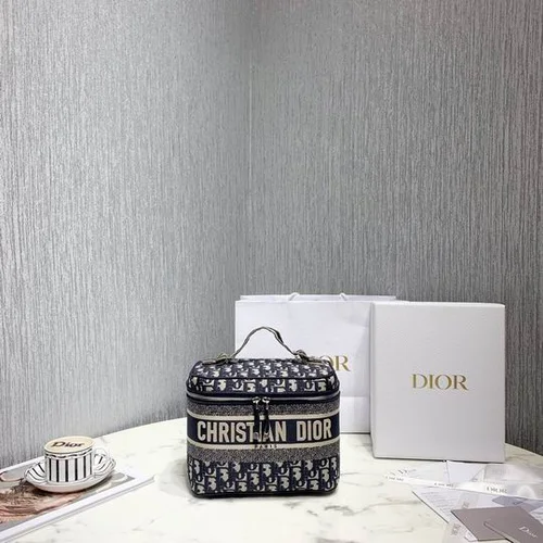 Dior Original Beauty Cosmetic Bag Authentic Vanity Luxury