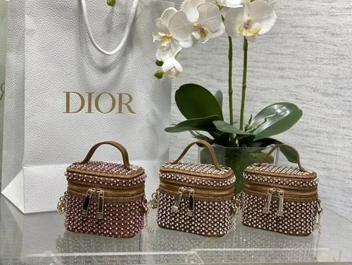 Dior Original Beauty Cosmetic Bag Authentic Vanity Luxury
