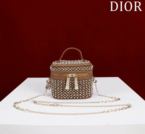 Dior Original Beauty Cosmetic Bag Authentic Vanity Luxury