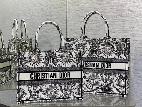 Dior Original Book Tote Large Authentic Embroidery Luxury