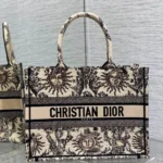 Dior Original Book Tote Large Authentic Embroidery Luxury