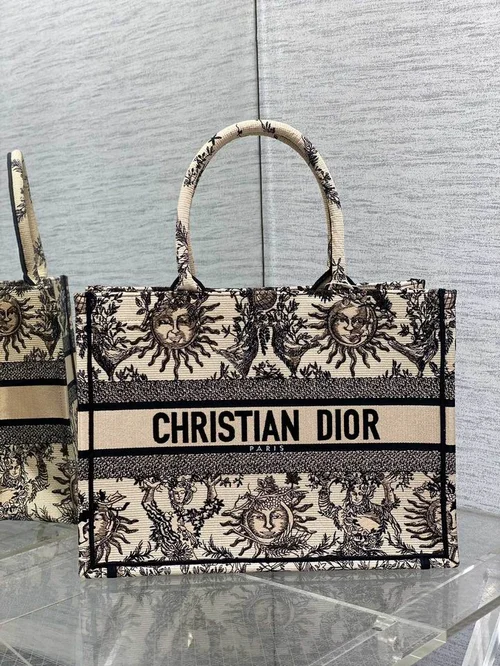 Dior Original Book Tote Large Authentic Embroidery Luxury