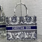 Dior Original Book Tote Large Authentic Embroidery Luxury