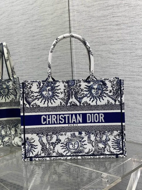 Dior Original Book Tote Large Authentic Embroidery Luxury