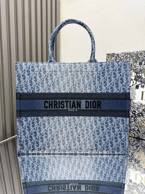 Dior Original Book Tote Large Authentic Embroidery Luxury