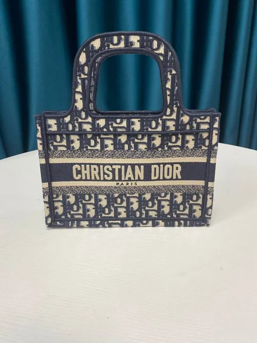 Dior Original Book Tote Large Authentic Embroidery Luxury