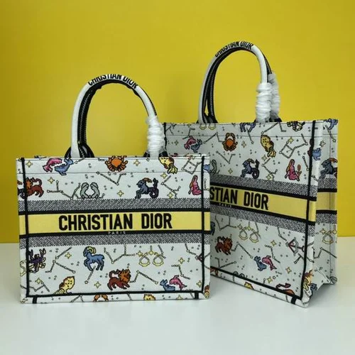 Dior Original Book Tote Large Authentic Embroidery Luxury