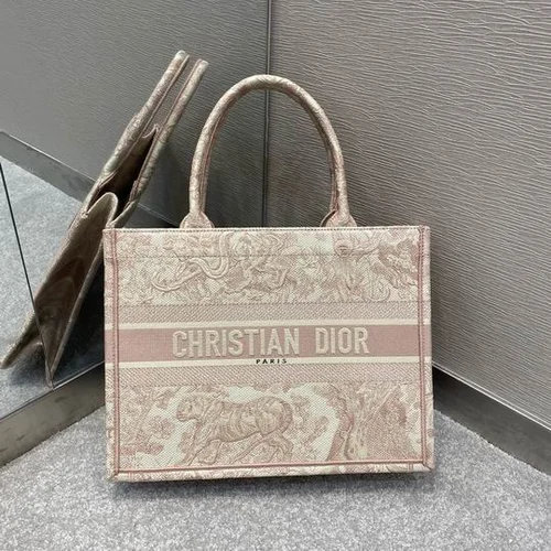 Dior Original Book Tote Large Authentic Embroidery Luxury