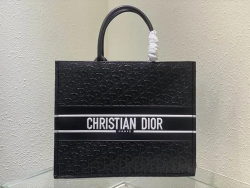 Dior Original Book Tote Large Authentic Embroidery Luxury
