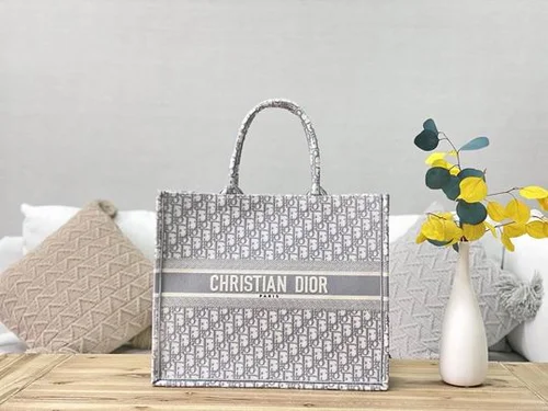 Dior Original Book Tote Large Authentic Embroidery Luxury