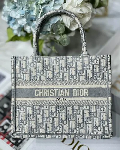 Dior Original Book Tote Large Authentic Embroidery Luxury