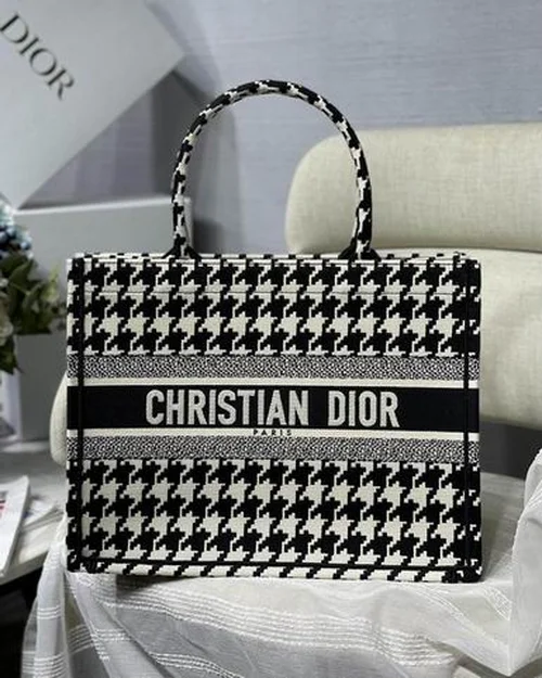Dior Original Book Tote Large Authentic Embroidery Luxury