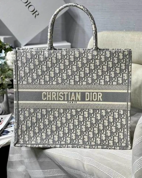 Dior Original Book Tote Large Authentic Embroidery Luxury