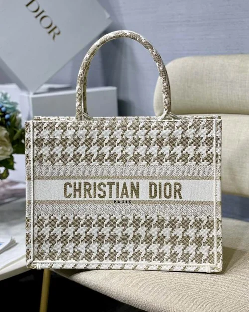 Dior Original Book Tote Large Authentic Embroidery Luxury