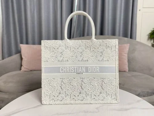 Dior Original Book Tote Large Authentic Embroidery Luxury