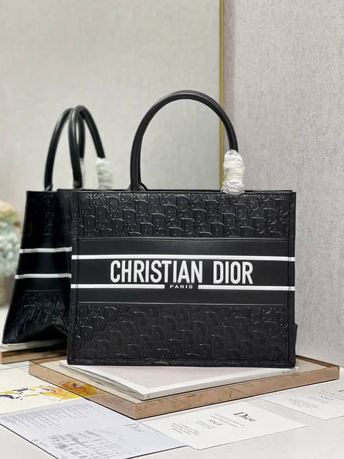 Dior Original Book Tote Large Authentic Embroidery Luxury