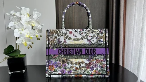 Dior Original Book Tote Large Authentic Embroidery Luxury