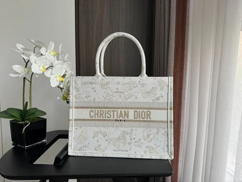 Dior Original Book Tote Large Authentic Embroidery Luxury