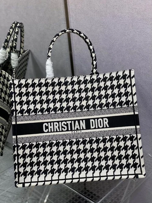 Dior Original Book Tote Large Authentic Embroidery Luxury