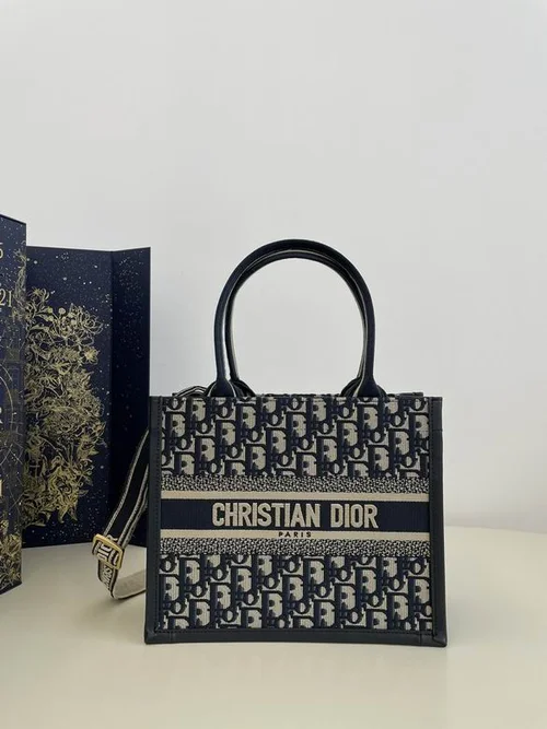 Dior Original Book Tote Large Authentic Embroidery Luxury