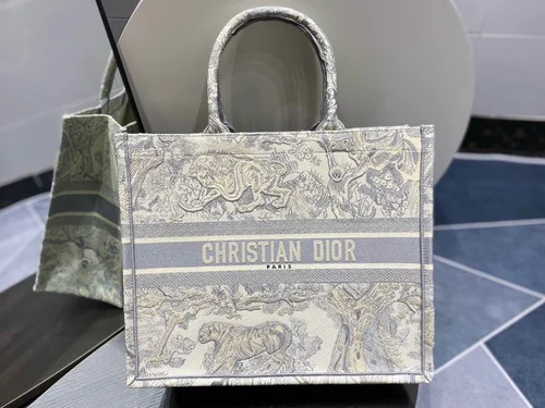 Dior Original Book Tote Large Authentic Embroidery Luxury