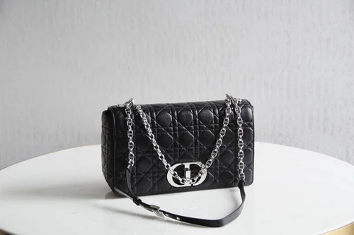 Dior Original Caro Small Chain Bag Authentic Quilted Luxury
