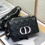 Dior Original Caro Small Chain Bag Authentic Quilted Luxury