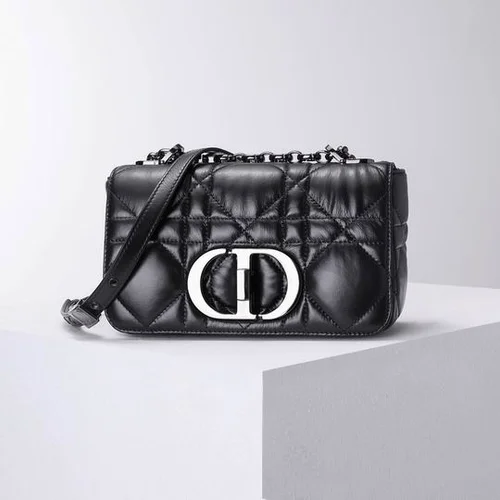 Dior Original Caro Small Chain Bag Authentic Quilted Luxury