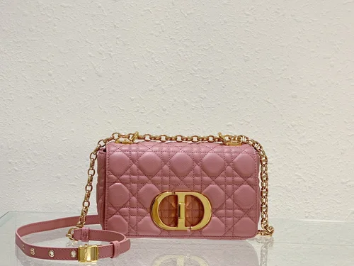 Dior Original Caro Small Chain Bag Authentic Quilted Luxury