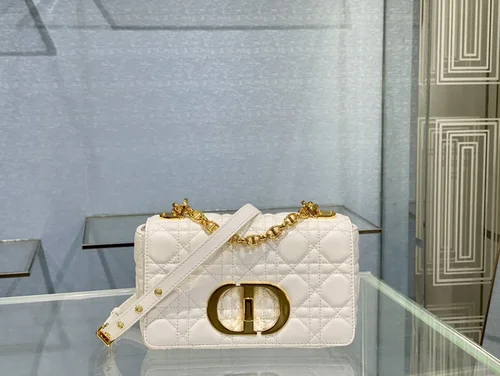 Dior Original Caro Small Chain Bag Authentic Quilted Luxury