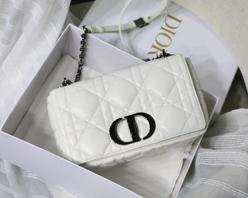 Dior Original Caro Small Chain Bag Authentic Quilted Luxury