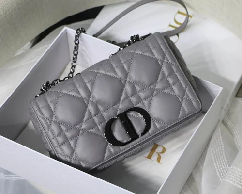 Dior Original Caro Small Chain Bag Authentic Quilted Luxury