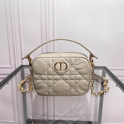 Dior Original Caro Small Chain Bag Authentic Quilted Luxury