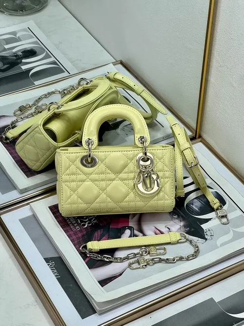 Dior Original Lady Bag Medium Authentic Cannage Luxury