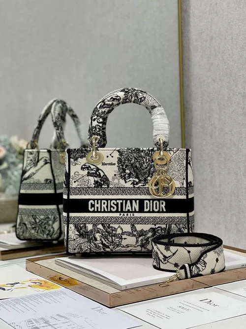 Dior Original Lady Bag Medium Authentic Cannage Luxury