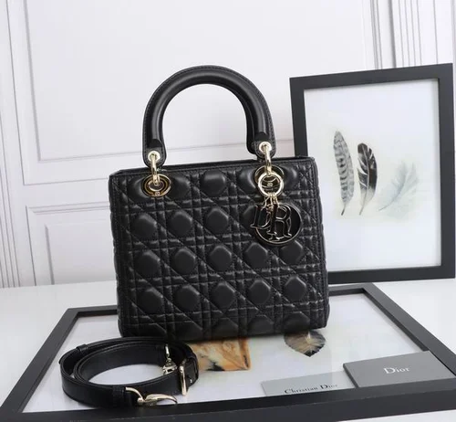 Dior Original Lady Bag Medium Authentic Cannage Luxury